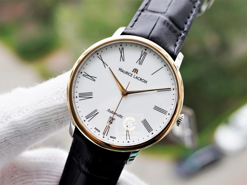Maurice Lacroix LC6067-PS101-110-1 có độ dày máy chỉ 8mm