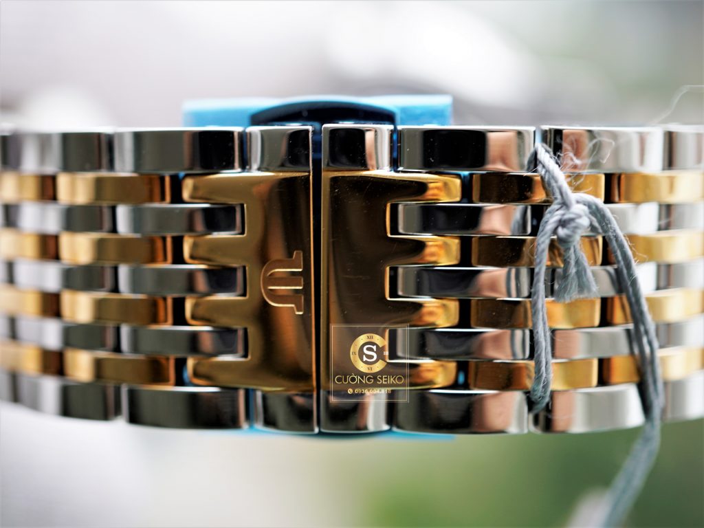 Vỏ và dây của Maurice Lacroix LC6067-PS103-310-1 đượcmạ vàng 18k cao cấp