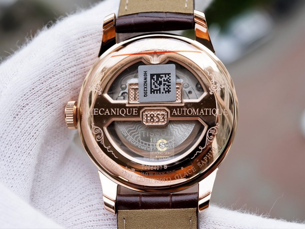 Bộ máy cơ Powermatic 80.111 trên Tissot Le Locle T006.407.36.033.00